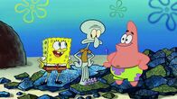 SpongeBob Schwammkopf – L-R: SpongeBob, Squidward, Patrick