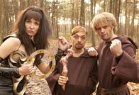 Switch Reloaded – (4. Staffel) - Raue Gesellen: Xena (Constanze Behrends, l.), Gladius (Bernhard Hoecker, M.) und Lasko (Max Giermann, r.)