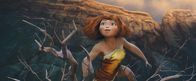 Die Croods – Teenie-Rebellin Eep liebt das Abenteuer und widersetzt sich sogar den Anweisungen ihres Vaters, um die Welt außerhalb ihrer Höhle zu erkunden.