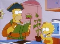 Die Simpsons – Lisa eröffnet Homer, dass Jebediah Springfield ein skrupelloser Pirat war.
