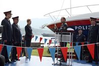 SOKO Donau – Sona MacDonald (Sylvia Renner, 3.v.li.), Dietrich Siegl (Otto Dirnberger, mi.).
