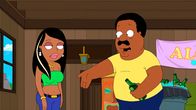The Cleveland Show – Roberta Tubbs (l.); Cleveland Brown (r.)