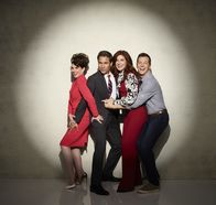 Will & Grace – v.l.n.r.) Karen (Megan Mullally), Will (Eric McCormack), Grace (Debra Messing) und Jack (Sean Hayes) ...