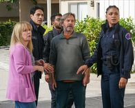 Station 19 – Romy Rosemont (Jane), Carlos Miranda (Theo Ruiz), Ritesh Rajan (Clark Wright), Ben Bode (Bryan), Barrett Doss (Victoria Hughes).