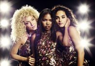Star – (1.Staffel) - Die drei talentierten jungen Sängerinnen befinden sich in der Musikindustrie auf dem steinigen Weg zum Erfolg: Star (Jude Demorest, l.), Alexandra (Ryan Destiny, M.) und Simone (Brittany O'Grady, r.) ...