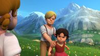 Heidi – Karl nimmt Heidi gefangen, um Peter zu ärgern.