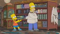 Die Simpsons – Bart (l.); Homer (r.)
