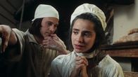 The Pit and the Pendulum – L-R: Antonio (Jonathan Fuller), Maria (Rona De Ricci)