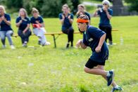 Magic Moves – Gabriel legt beim Quadball-Spiel einen Spurt hin.