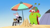 Geronimo Stilton – Effeff will unbedingt Kontakt mit den Außerirdischen aufnehmen.