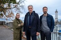 Der Kommissar und der See – v.li.: Annika Wagner (Nurit Hirschfeld), Robert Anders (Walter Sittler) und Martin Keller (Dominik Maringer)