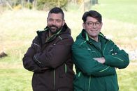Duell der Gartenprofis – Stefan Schatz (l.) und Frank Riese (r.).