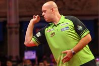 Darts: Weltmeisterschaft – Michael van Gerwen während der Betfred World Matchplay Darts 2023 in Winter Gardens, Blackpool, Großbritannien, am 16. Juli 2023.