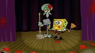 SpongeBob Schwammkopf – L-R: Squidward, SpongeBob