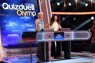 Quizduell-Olymp – Die Kandidatinnen des Teams "Brisant": Camilla Senjo (l.) und Marwa Eldessouky (r.).