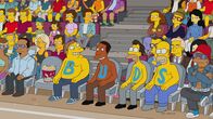 Die Simpsons – Noch ahnen (v.l.n.r.) Barney, Carl, Lenny und Homer nicht, dass ihr Coach sich möglicherweise auf eine perfide Wette einlassen wird ...