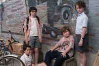 Es – (v.l.n.r.) Eddie Kaspbrak (Jack Dylan Grazer); Richie Tozier (Finn Wolfhard); Ben Hanscom (Jeremy Ray Taylor); Stanley Uris (Wyatt Oleff)