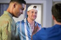 All American – (v.li.): Michael Evans Behling (Jordan Baker), Hunter Clowdus (JJ Parker), Cody Christian (Asher Adams).