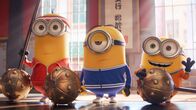 Minions 2: Auf der Suche nach dem Mini-Boss – l-r: Kevin (Pierre Coffin), Bob (Pierre Coffin), Stuart (Pierre Coffin)