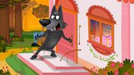 Maschas Märchen – Der Wolf klopft an der Tür der Großmutter.