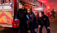 9-1-1 Notruf L.A. – (v.l.n.r.) Eddie Diaz (Ryan Guzman); Henrietta 'Hen' Wilson (Aisha Hinds); Howie "Chimney" Han (Kenneth Choi)