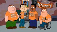The Cleveland Show – L-R: Peter Griffin, Glenn Quagmire, Cleveland Brown, Joe Swanson