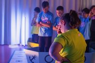 SRF Kids - Next Level – SRF Kids – Next Level Staffel 2 Folge 4 Challenge Schiffe versenken 2024 Copyright: SRF/Miriam Kuenzli