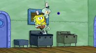 SpongeBob Schwammkopf – L-R: SpongeBob, Squidward, sea urchin