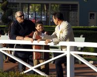 Modern Family – L-R: Jay Pritchett (Ed O'Neill), Manny Delgado (Rico Rodriguez), Javier Delgado (Benjamin Bratt)