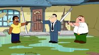 American Dad! – L-R: Cleveland Brown, Stan, Peter Griffin