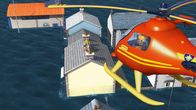 Feuerwehrmann Sam – Familie Jones konnte sich auf dem Hausdach in Sicherheit bringen.