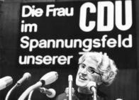 Die Unbeugsamen – Aenne Brauksiepe auf dem Frauenkongress der CDU am 11.4.1969.