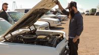 Fast N' Loud – Richard Rawlings and Aaron Kaufman looking at the 1965 Chevy Impala in a junkyard.