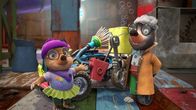 Maulwurf Moley – Dotty bewundert die neueste Erfindung ihres Onkels Mischmasch. Es ist eine vollautomatische Dreck-weg-Maschine.