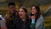 Side Hustle – L-R: Munchy (Isaiah Crews), Presley (Jayden Bartels), Lex (Annie LeBlanc)
