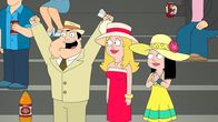 American Dad! – L-R: Stan, Francine, Hayley