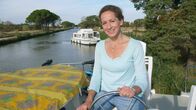 Wunderschön! – Moderatorin Tamina Kallert ist mit dem Hausboot auf dem Canal du Midi unterwegs.