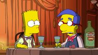 Die Simpsons – Bart (l.); Milhouse (r.)