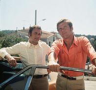 Die Zwei – L-R: Danny Wilde (Tony Curtis) und Lord Brett Sinclair (Roger Moore)