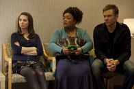 Community – L-R: Annie Edison (Alison Brie), Shirley Bennett (Yvette Nicole Brown), Jeff Winger (Joel McHale)