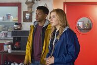 Nancy Drew – Nancy Drew -- "The Curse of the Dark Storm" -- Image Number: NCD103a_0254bb.jpg -- Pictured: Tunji Kasim as Nick and Kennedy McMann as Nancy -- Photo: Dean Buscher/The CW --