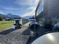 P.M. Wissen – Am Campus Kuchl der FH Salzburg werden die imprägnierten Hölzer in diesen Kuben getestet