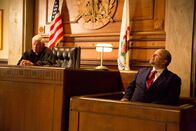 True Nightmares – Adolf (Robet Riechel) in court with Judge (Donald Monroe).