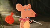 Petronella Apfelmus – Enttäuschend: Die Maus Hilda hat keine Einladung von Petronella bekommen.