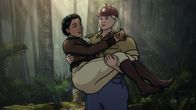 Archer – ARCHER -- "Season 9, Episode 2 -- "Disheartening Situation" Pictured (l-r): Princess Lanaluakalani (voice of Aisha Tyler), Pam Poovey (voice of Amber Nash). CR: FXX