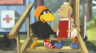 Der kleine Rabe Socke – Socke braucht Wolle als Dedektiv Assistenten.