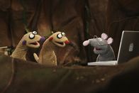 Unser Sandmännchen – Die Erdmännchen Jan und Henry machen Begegnung mit einer echten Leseratte.