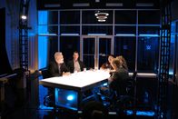 WWE Rivals – Kevin Nash (l.), Gabriel Iglesias (m.), Nattie Neidhart (2.v.r.), Cody Rhodes (r.)