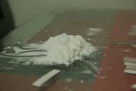 Drogen im Visier – AUSTIN, TEXAS - A pile of cocaine on a table.