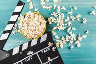 Programm nach Ansage – Popcorn and movie clapper
